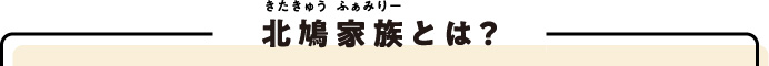 北鳩家族とは？