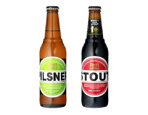 箕面ビール（ピルスナー、スタウト）